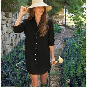 Frank & Eileen Black Shirt Dress…like new